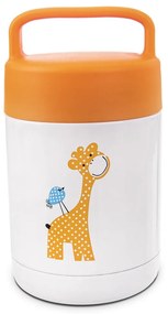 Thermos per bambini arancione e bianco 480 ml Žirafa - Orion
