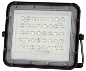 Faro LED con Telecomando e Pannello Solare 10W 800LM Indicatore Batteria Cavo da 3m Colore Nero 4000K SKU-7824