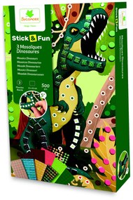 Stick & Fun - Mosaico piccolo - Dinosauri