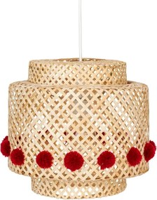 Atmosphera - Lampadario sospeso con cavo LIBY 1xE27/25W/230V bambù