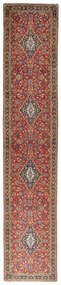 Kashan Tappeto persiano 110x540 Rosso (Iran) Annodato A Mano