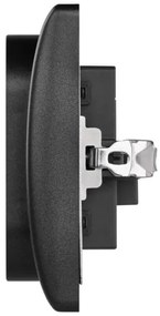 Double home presa 250V/16A antracite