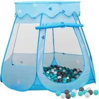 Tenda da Gioco per Bambini Blu con 250 Palline 102x102x82 cm cod mxl 76494