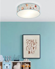 Eglo 97575 - Plafoniera per bambini RUFFO 2xE27/40W/230V