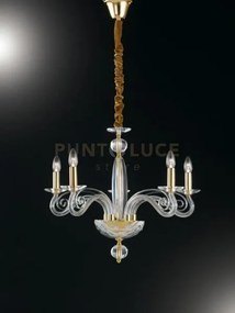 Lampadario epoque oro 5xe14 65x140cm i-epoque-5