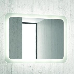 Specchio led 80x60 cm con cornice illuminante modello A800 - KAMALU