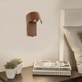 Brilagi - Applique a LED VASTO LED/3W/230V marrone