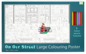 Libro da colorare On Our Street – Rex London