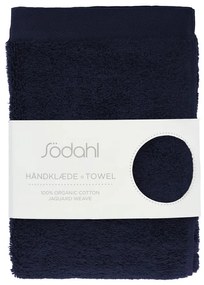 Asciugamano tipo terry blu scuro in cotone 50x100 cm Comfort – Södahl
