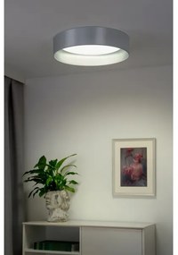 Duolla - Plafoniera LED ROLLER LED/24W/230V diametro 45 cm argento