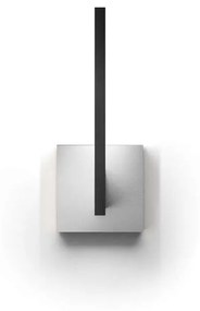 Light-Point - Inlay W1 Linear Applique da Parete Matt Black/Satin Silver