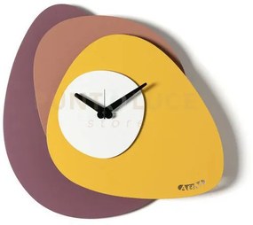 Orologio di design minimal grease viola ametista,mocha mouse,ocra,b...