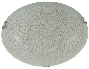 Plafoniera neoclassico Tess 3 x E27 bianco Ø 50 cm