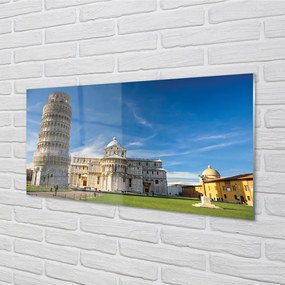 Quadro acrilico Cattedrale della torre della curva italiana 100x50 cm