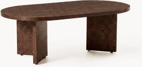Tavolino ovale in legno Toni