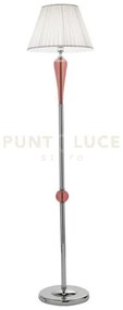 Piantana paganini borgona/oro 1 luce attacco e27 h.153+26cm