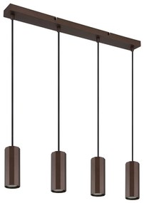 Globo 57919-4H - Lampadario a sospensione con filo JAMES 4xGU10/25W/230V