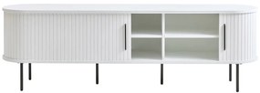 Mobile TV bianco 180x56x45 cm Nola – Unique Furniture