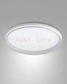 Isy plafoniera led bianca d.45cm  a led cct 2700k - 3200k - 4000k- ...