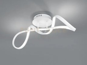 Perugia plafoniera led 28w 3400lm, 4000 cromo con dimmerazione ad ...