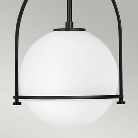 Sospensione Industrial Nordica Somerset Acciaio Nero 1 Luce E27