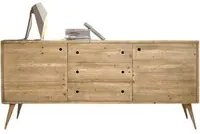 Madia credenza abete spazzolato naturale 185x50x84