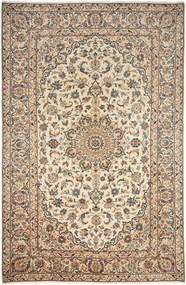 Kashan Tappeto 300x200 Beige (Iran) Annodato A Mano