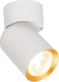 Faretto ANDY 1xGU10/8W/230V bianco/oro
