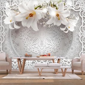 Fotomurale adesivo  Lilies and Ornaments  Larghezza x Altezza Home decor 245x175