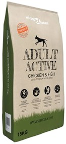 Cibo Secco per Cani Premium Adult Active Chicken &amp; Fish 15 kg