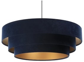 Lampadario su filo TRINITI 1xE27/60W/230V blu/giallo