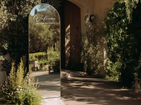 Adesivo per specchio S13 – Welcome to our wedding