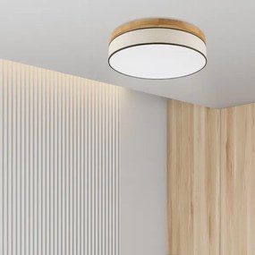 Brilagi - plafoniera LED BELLADONNA LED/36W/230V Ø 50 cm crema/rovere