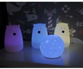 LED RGB Lampada touch per bambini BEAR LED/0,8W/5V blu