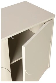 Cassettiera color crema 180x75x40 cm Solei – MOME