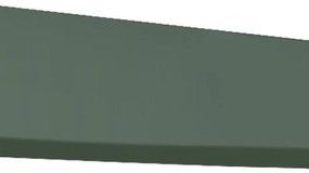 Top per lavabo Vague BADEN HAUS L 137 x H 1.6 x P 51 cm verde stratificato, verniciato