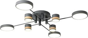 LAMPADA DA SOFFITTO GREY GRIGIA APP528-8C