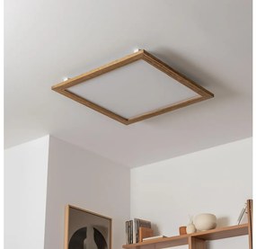 Eglo - Pannello a plafone LED SALOBRENA-RW WOOD LED/34W/230V 2700/4000K marrone