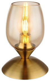 Globo 24007M - Tavolo touch lampada KUWAITA 1xE14/25W/230V ottone