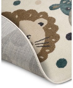 Tappeto beige per bambini ø 100 cm Animal Party - Hanse Home