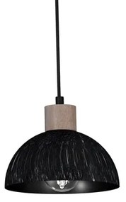 Lampadario su corda ERIK 2xE27/60W/230V Marrone nero