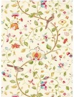Sanderson Tapete Arils Garden - Olive/ Mulberry
