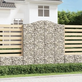Cesti Gabbioni Ad Arco 3 Pz 200x30x220/240 Cm Ferro Zincato /