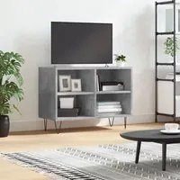 Mobile Porta TV Grigio Cemento 69,5x30x50 cm Legno Multistratocod mxl 79975