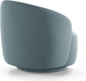 Poltrona azzurra girevole Letizia – Micadoni