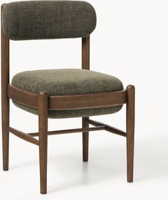 Sedia imbottita in legno di quercia Imara