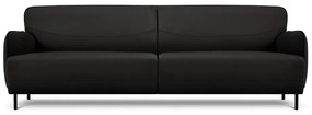 Divano in pelle nera , 235 x 90 cm Neso - Windsor &amp; Co Sofas