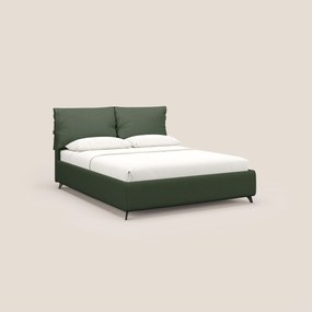 Susan letto imbottito contenitore completamente sfoderabile in microfibra smacchiabile T11 verde