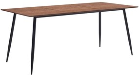 Tavolo Da Pranzo Marrone 180x90x75 Cm İn Mdf /