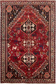 Gashghai Tappeto persiano 260x170 Rosso (Iran) Annodato A Mano